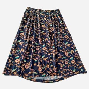 Vintage Boho Floral Skirt